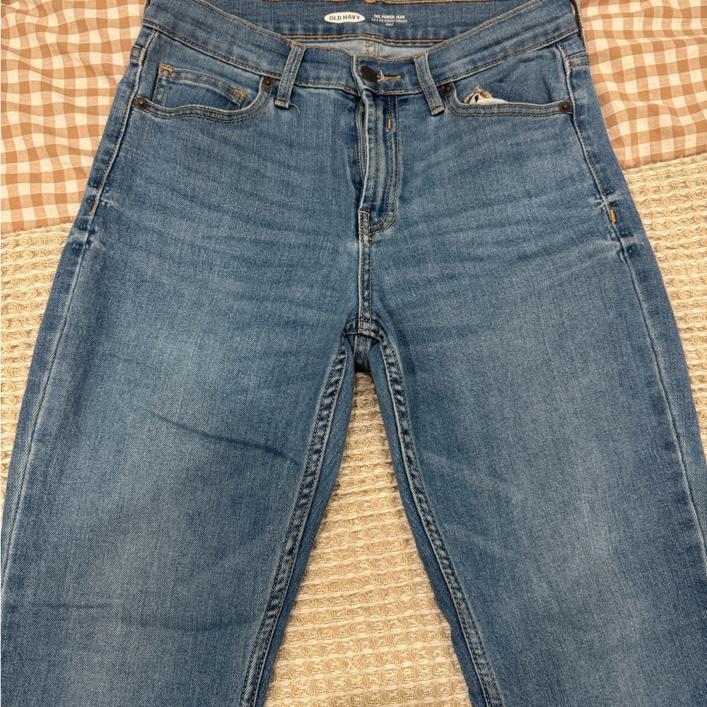 Old Navy Light Blue Power Jeans